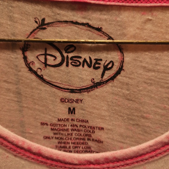 Disney Sheer Short Sleeve Mickey Mouse T Shirt M - Picture 2 of 5